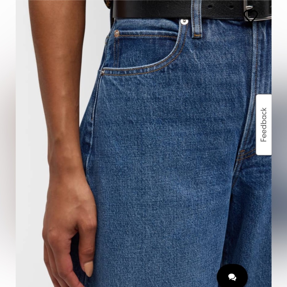 Frame Denim Blue Wide Leg Jeans - Picture 3 of 10